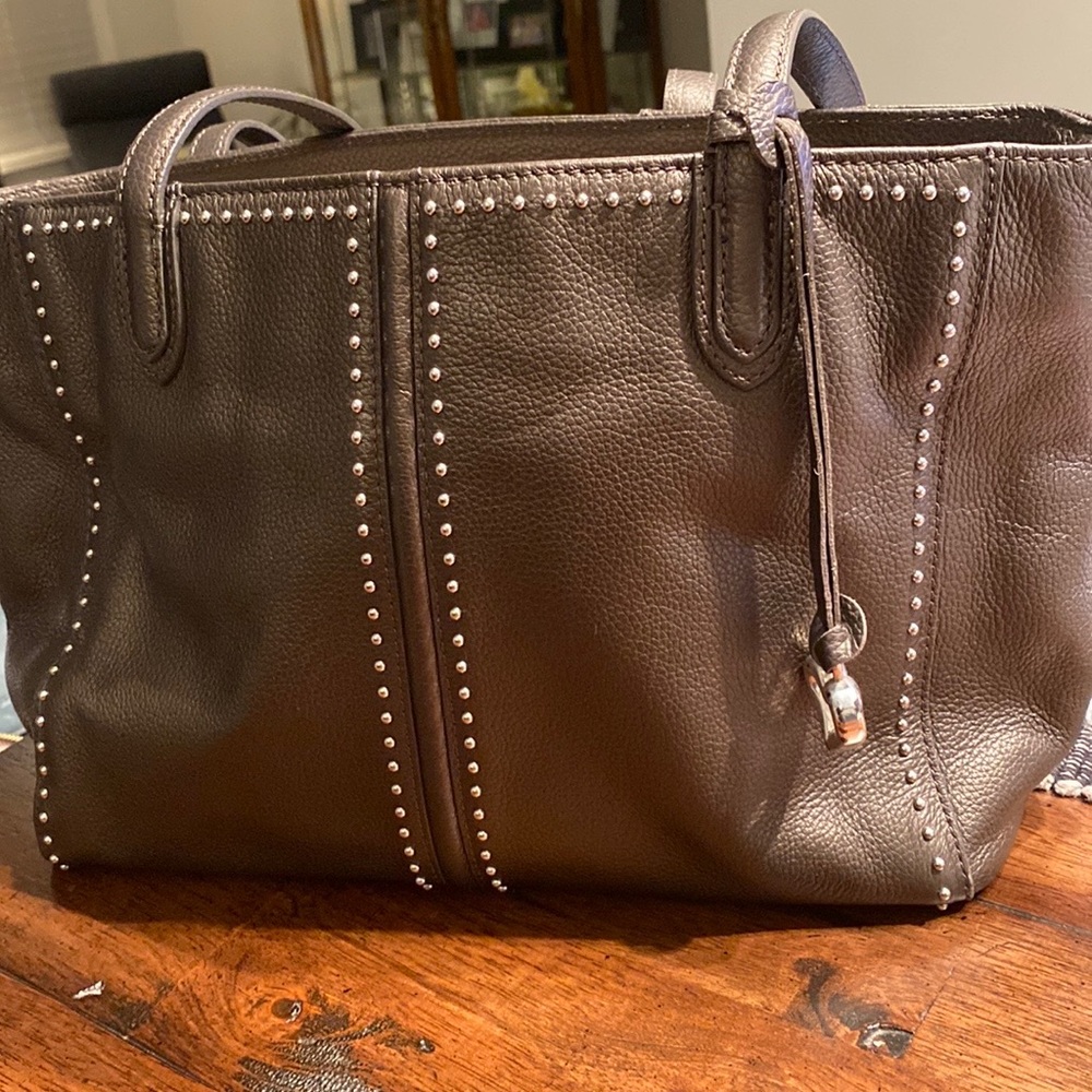 Gray Brighton Jax City tote